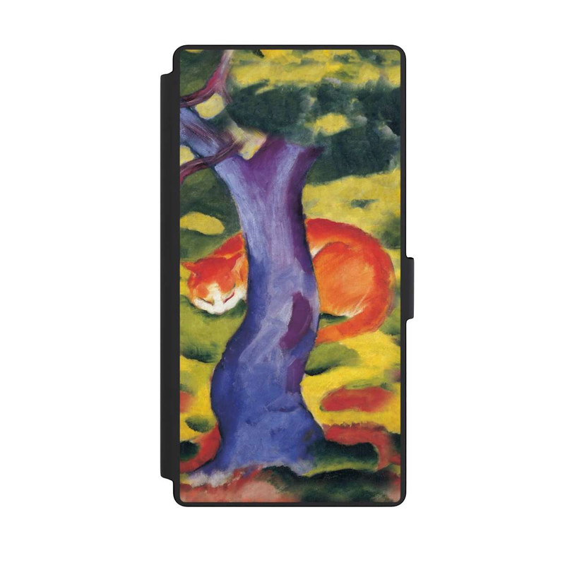 Galaxy S23 Ultra NIVOflip Katze hinter Einem Baum von Franz Marc