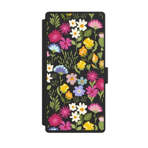 Samsung Galaxy S23 Ultra NIVOflip Bunte Sommerblumen Transparent