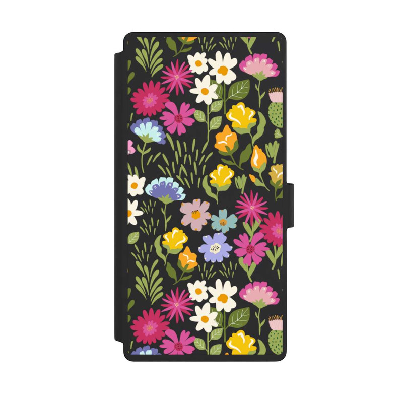 Galaxy S23 Ultra NIVOflip Bunte Sommerblumen Transparent