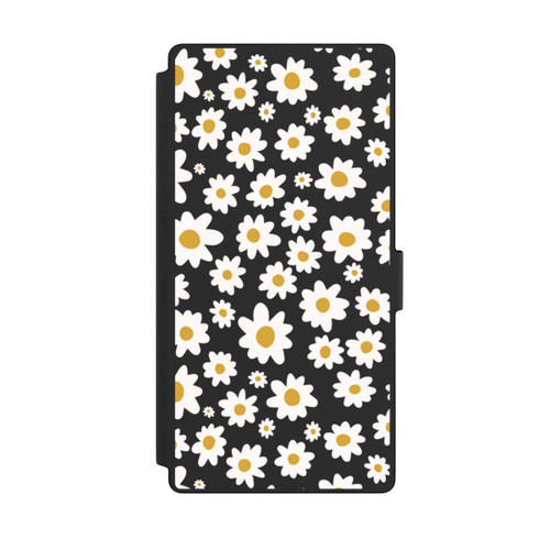 Samsung Galaxy S23 Ultra NIVOflip Daisy Flower Seamless Pattern Transparent