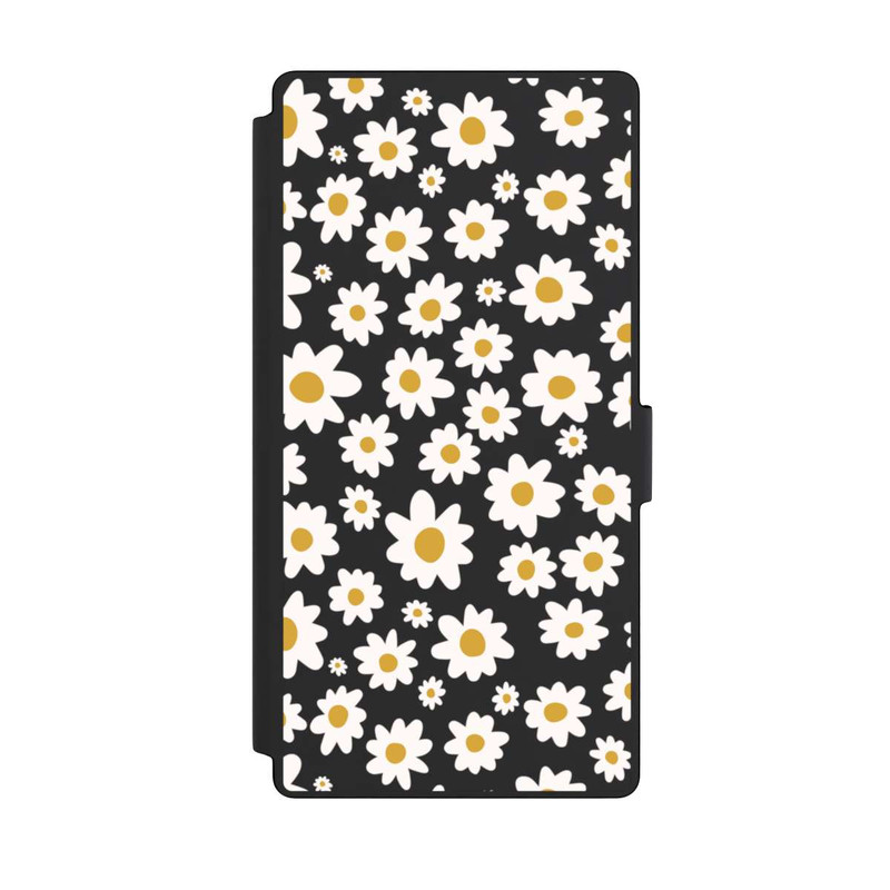 Galaxy S23 Ultra NIVOflip Daisy Flower Seamless Pattern Transparent