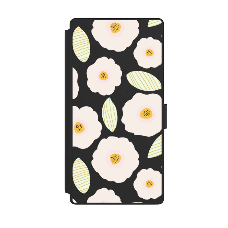 Galaxy S23 Ultra NIVOflip Simple Pastell Flowers Light Transparent