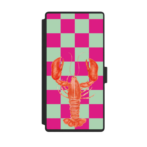 Samsung Galaxy S23 Ultra NIVOflip Pink Checkers Lobster