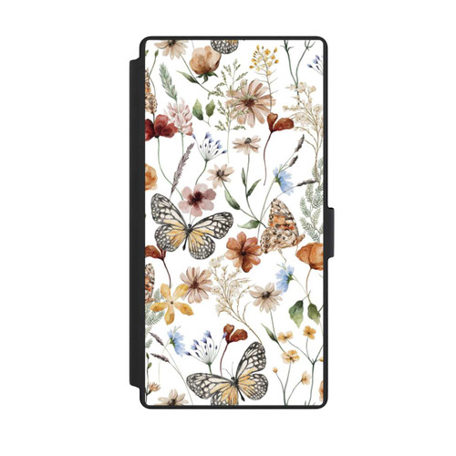 Samsung Galaxy S23 Ultra NIVOflip Wildflowers and Butterflies Pattern
