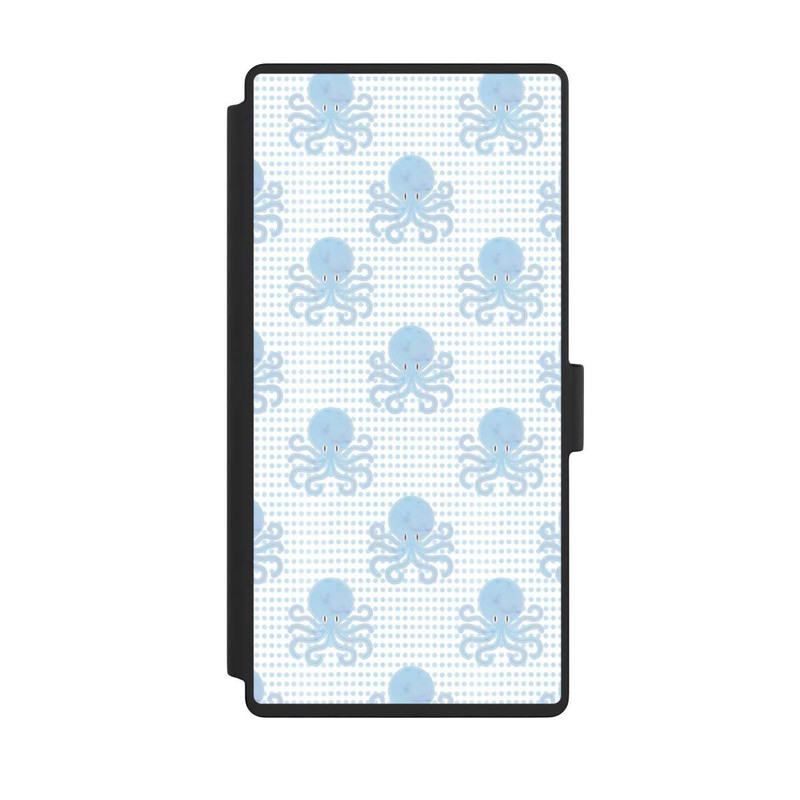 Galaxy S23 Ultra NIVOflip Blue Watercolor Octopus