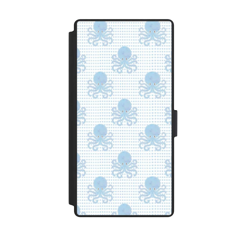Galaxy S23 Ultra NIVOflip Blue Watercolor Octopus