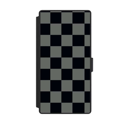 Samsung Galaxy S23 Ultra NIVOflip Schachbrett Schwarz Grau