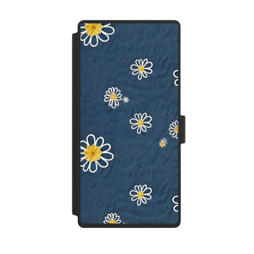 Samsung Galaxy S23 Ultra NIVOflip Jeans Flowers Pattern with AI
