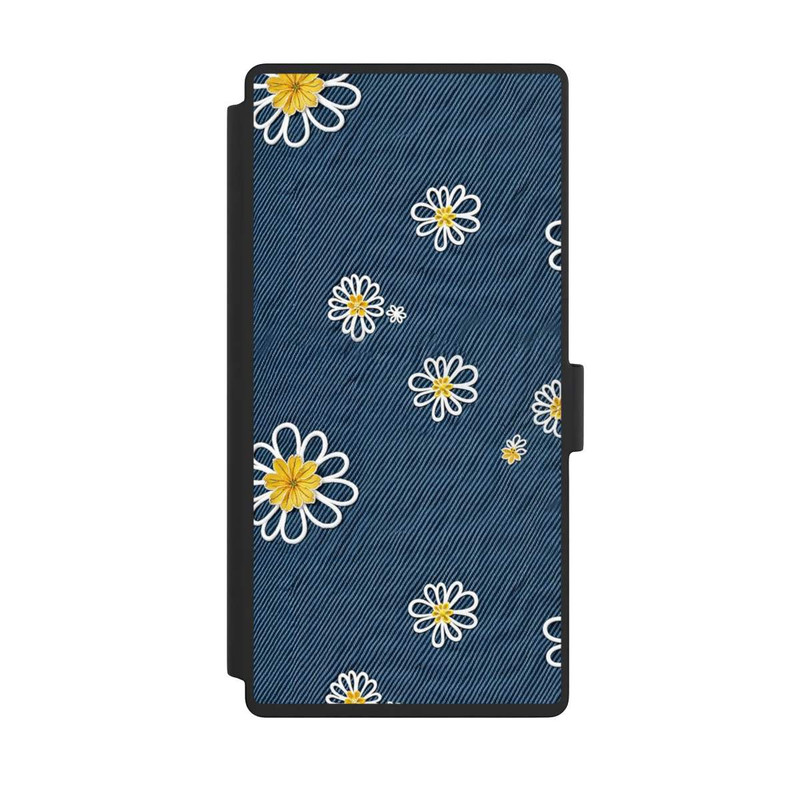 Galaxy S23 Ultra NIVOflip Jeans Flowers Pattern with AI