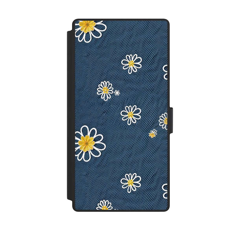 Galaxy S23 Ultra NIVOflip Jeans Flowers Pattern with AI