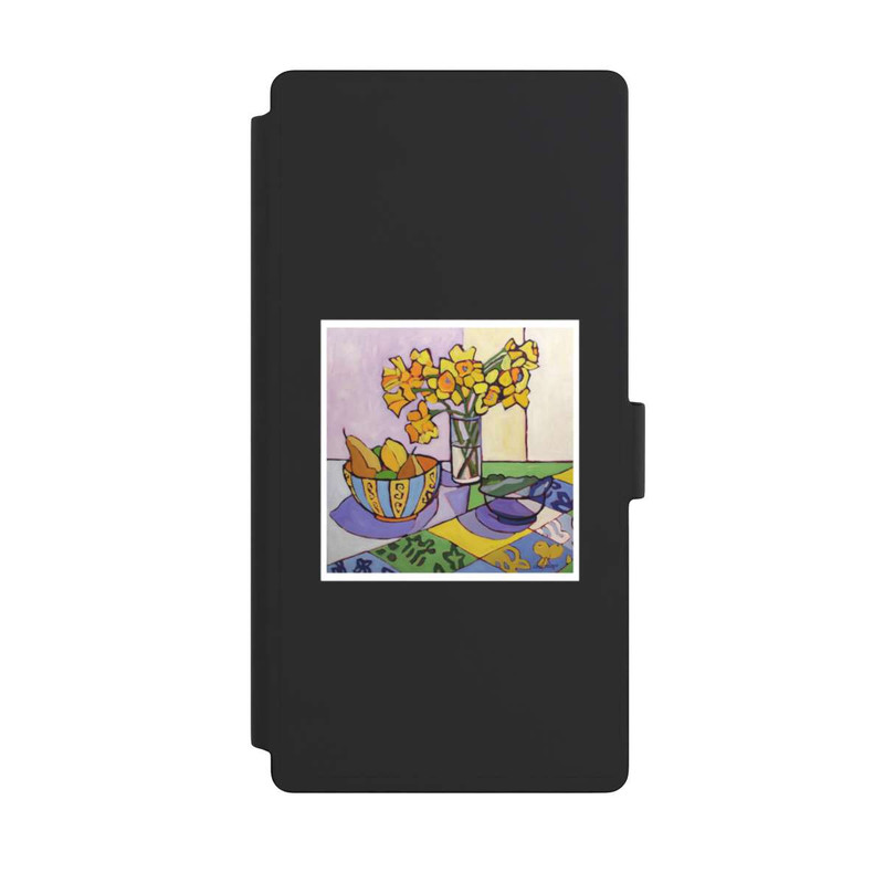 Galaxy S23 Ultra NIVOflip Daffodil Patchwork, 2023, by Catherine J Martzloff
