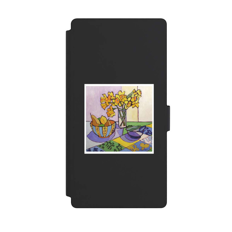 Galaxy S23 Ultra NIVOflip Daffodil Patchwork, 2023, by Catherine J Martzloff