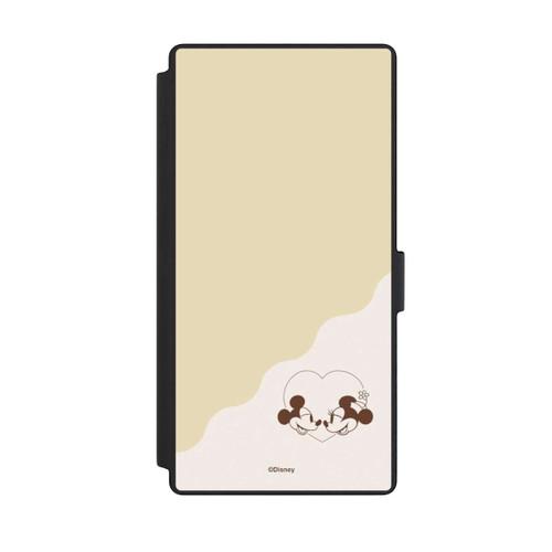Samsung Galaxy S23 Ultra NIVOflip Mickey and Minnie Love Heart Beige