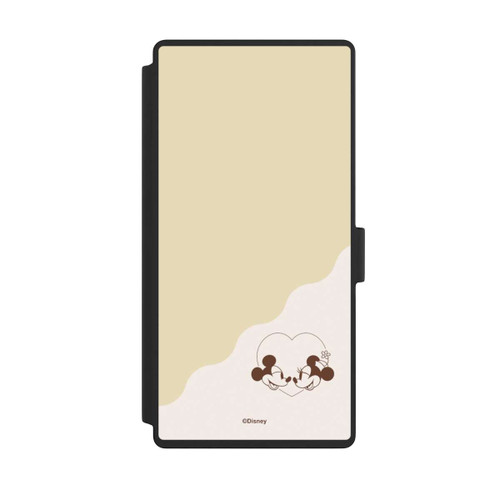 Samsung Galaxy S23 Ultra NIVOflip Mickey and Minnie Love Heart Beige