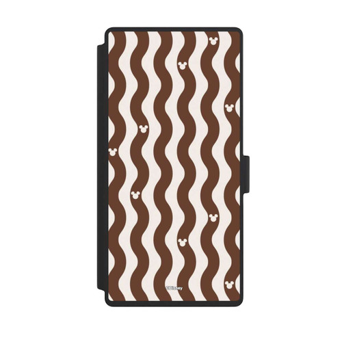 Samsung Galaxy S23 Ultra NIVOflip Micky Maus Muster Braune Wellen