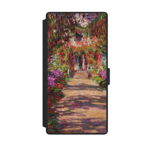Samsung Galaxy S23 Ultra NIVOflip Eine Allee in Monets Garten in Giverny by Claude Monet