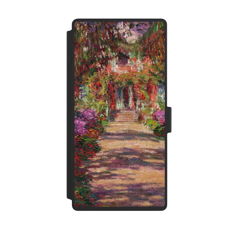 Galaxy S23 Ultra NIVOflip Eine Allee in Monets Garten in Giverny by Claude Monet