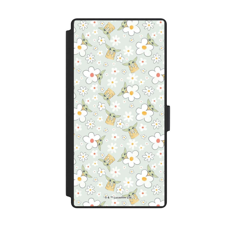 Galaxy S23 Ultra NIVOflip Baby Yoda Blumen Muster