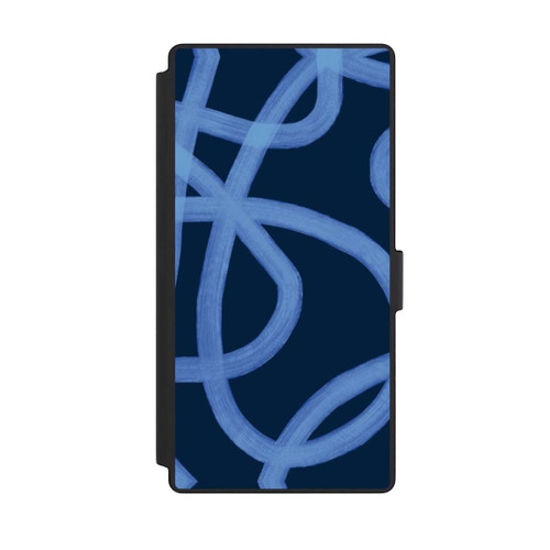 Samsung Galaxy S23 Ultra NIVOflip Laced Up Tones of Blue