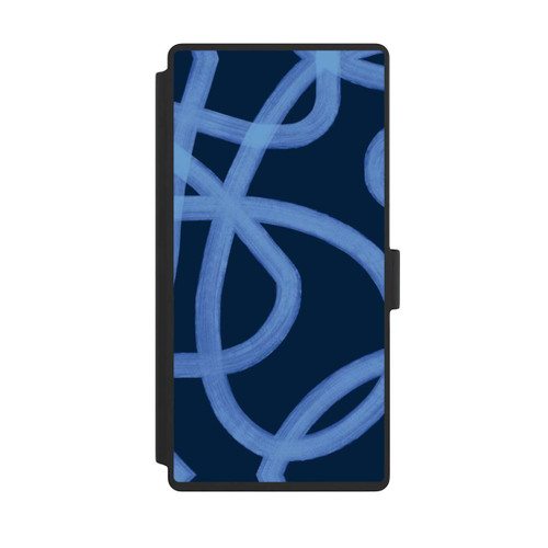 Samsung Galaxy S23 Ultra NIVOflip Laced Up Tones of Blue