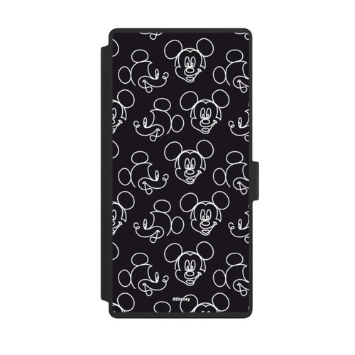 Samsung Galaxy S23 Ultra NIVOflip Disney Mickey Muster Schwarz