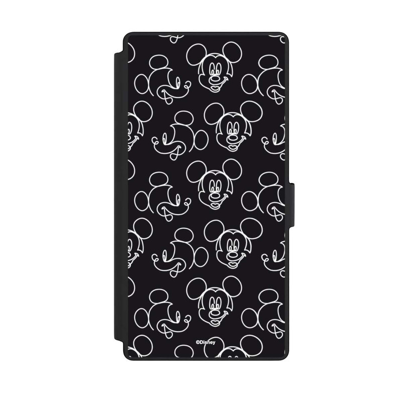Galaxy S23 Ultra NIVOflip Disney Mickey Muster Schwarz