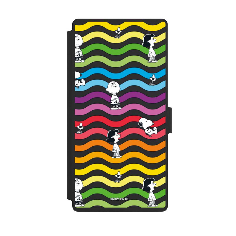 Galaxy S23 Ultra NIVOflip Snoopy Pattern Rainbow Transparent