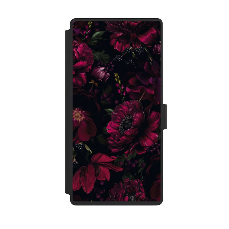 Galaxy S23 Ultra NIVOflip Dunkle Rote Blumen Liebe