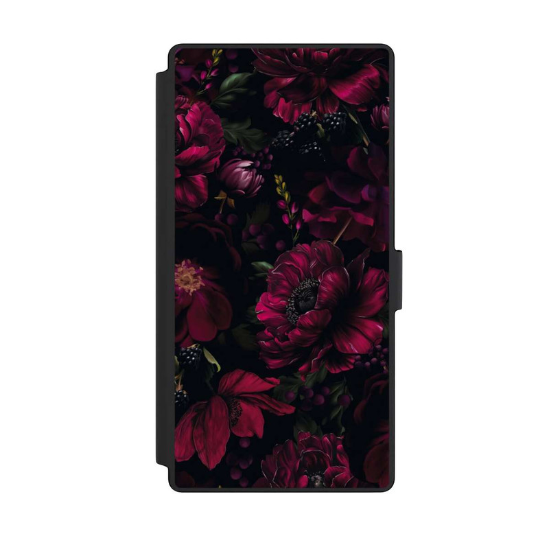 Galaxy S23 Ultra NIVOflip Dunkle Rote Blumen Liebe