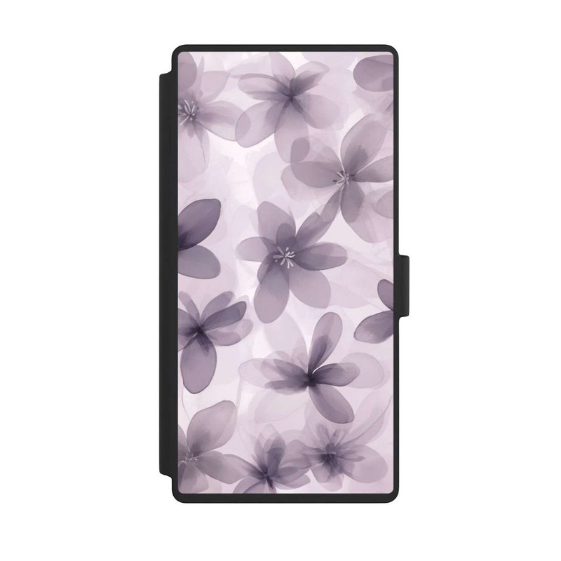 Galaxy S23 Ultra NIVOflip Fliederfarbenes Blumenmuster mit KI