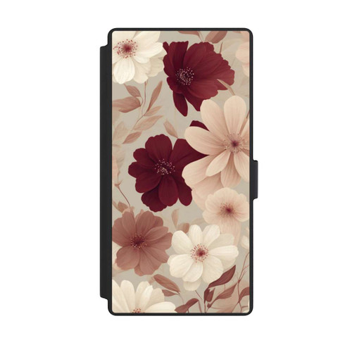 Samsung Galaxy S23 Ultra NIVOflip Romantische Pastellblumen mit KI