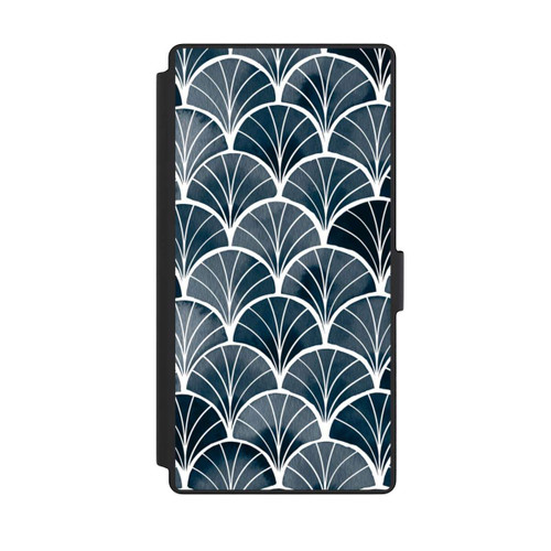 Samsung Galaxy S23 Ultra NIVOflip Botanische Brise Art Deco Grau