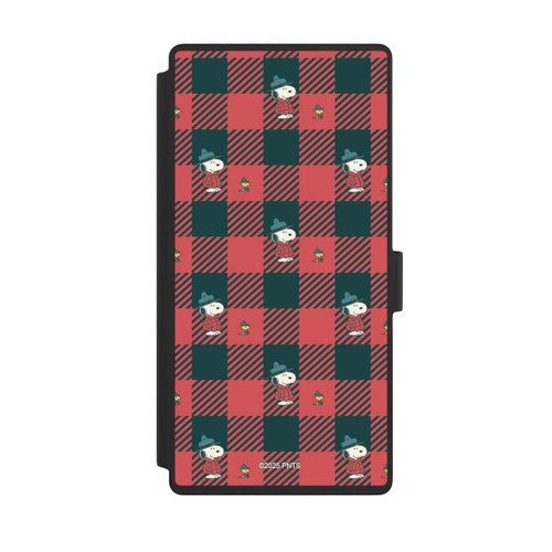 Samsung Galaxy S23 Ultra NIVOflip Peanuts Rot Schottenmuster