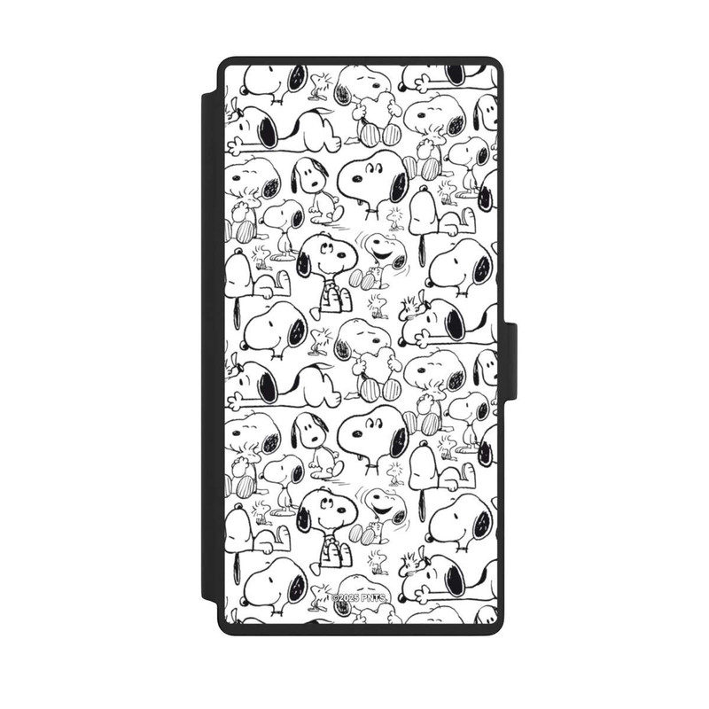 Galaxy S23 Ultra NIVOflip Classic Snoopy Pattern White