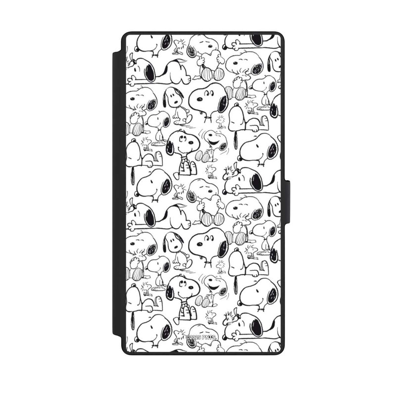Galaxy S23 Ultra NIVOflip Classic Snoopy Pattern White