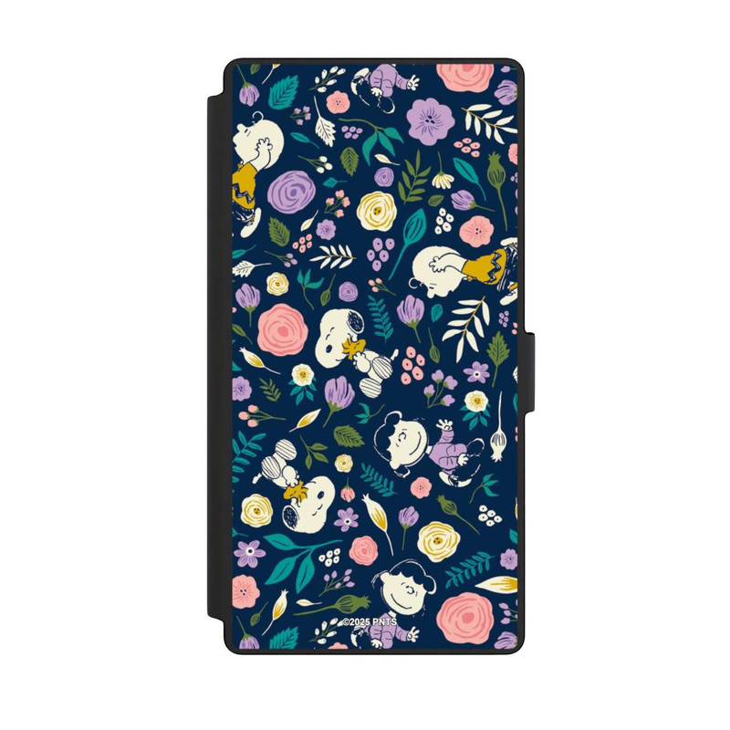 Galaxy S23 Ultra NIVOflip Peanuts Dark Flower Pattern