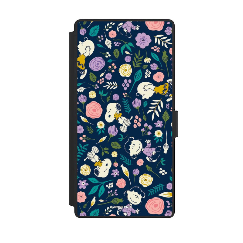 Galaxy S23 Ultra NIVOflip Peanuts Dark Flower Pattern
