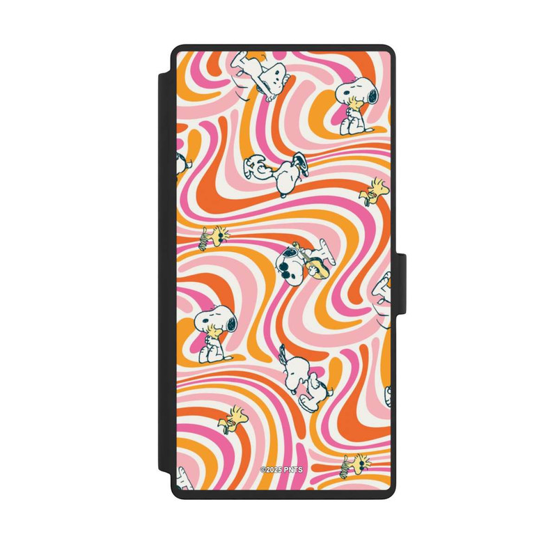 Galaxy S23 Ultra NIVOflip Peanuts Hippie Pattern Orange