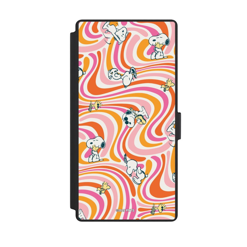 Galaxy S23 Ultra NIVOflip Peanuts Hippie Pattern Orange