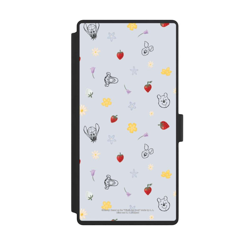 Galaxy S23 Ultra NIVOflip Winnie the Pooh and Friends Strawberry Pattern Blue