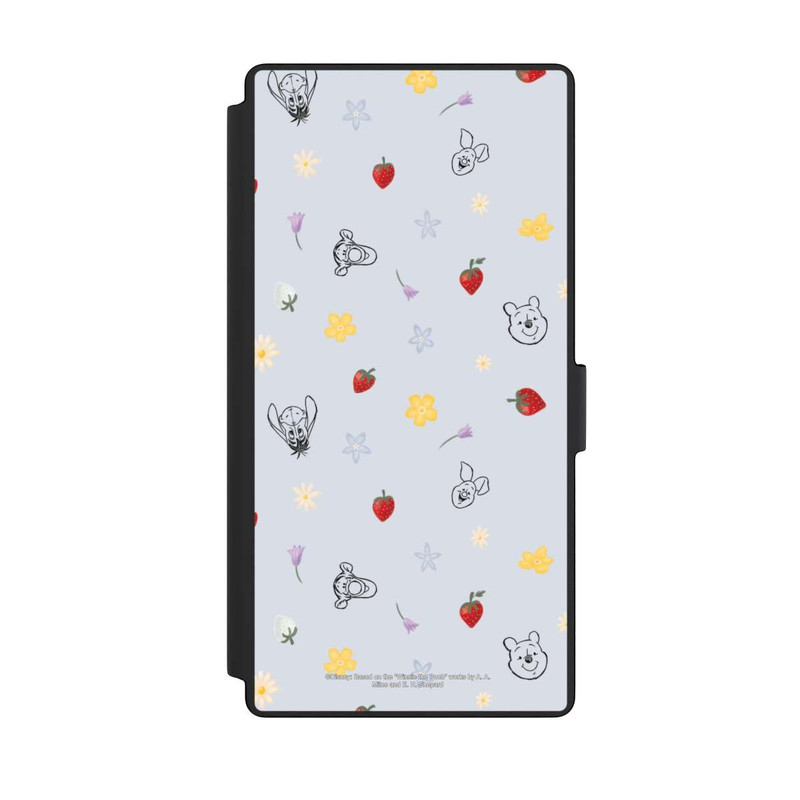 Galaxy S23 Ultra NIVOflip Winnie Puuh und Freunde Erdbeer Muster Blau