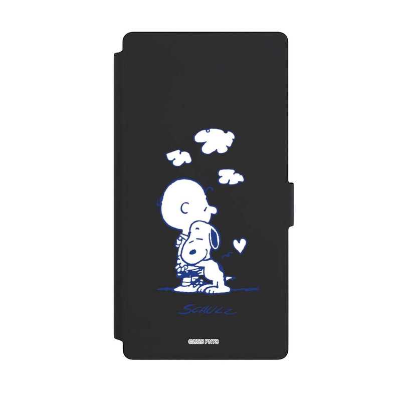 Galaxy S23 Ultra NIVOflip Peanuts Charlie Brown Snoopy Hug Transparent