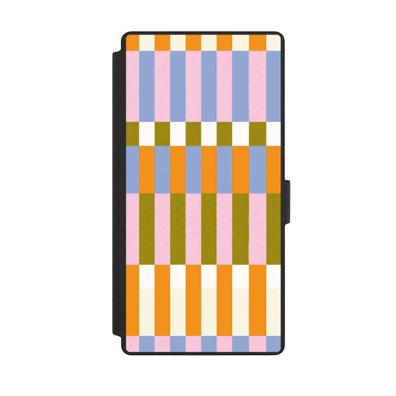Galaxy S23 Ultra NIVOflip Thème à Carreaux Colorés et Audacieux