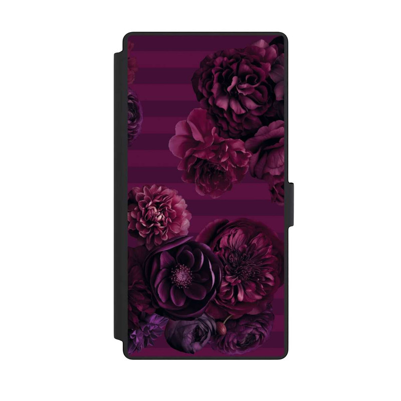 Galaxy S23 Ultra NIVOflip Majestic Baroque Blossom Dream Burgundy Pink mit KI