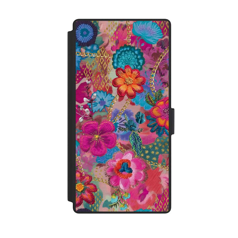 Galaxy S23 Ultra NIVOflip Patchwork Blumen Mit KI