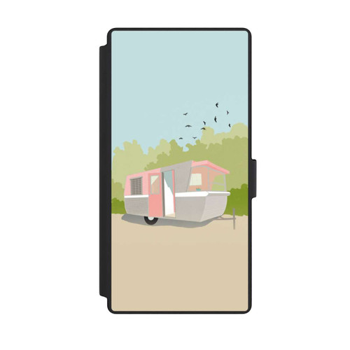 Samsung Galaxy S23 Ultra NIVOflip Retro Glamping by Roberta Murray