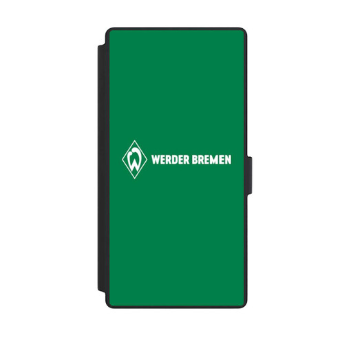 Samsung Galaxy S23 Ultra NIVOflip Werder Bremen Schriftzug Raute Grün