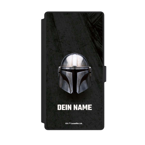 Samsung Galaxy S23 Ultra NIVOflip Star Wars Mandalorian Black Helmet Personalisierbar