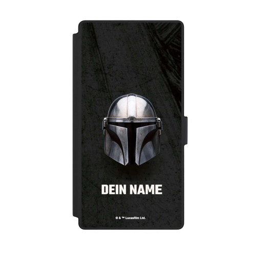 Samsung Galaxy S23 Ultra NIVOflip Star Wars Mandalorian Black Helmet Personalisierbar