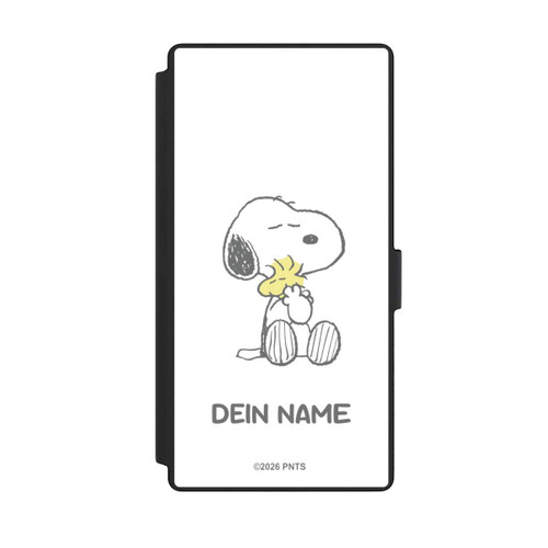 Samsung Galaxy S23 Ultra NIVOflip Snoopy And Woodstock Cuddling Personnalisable